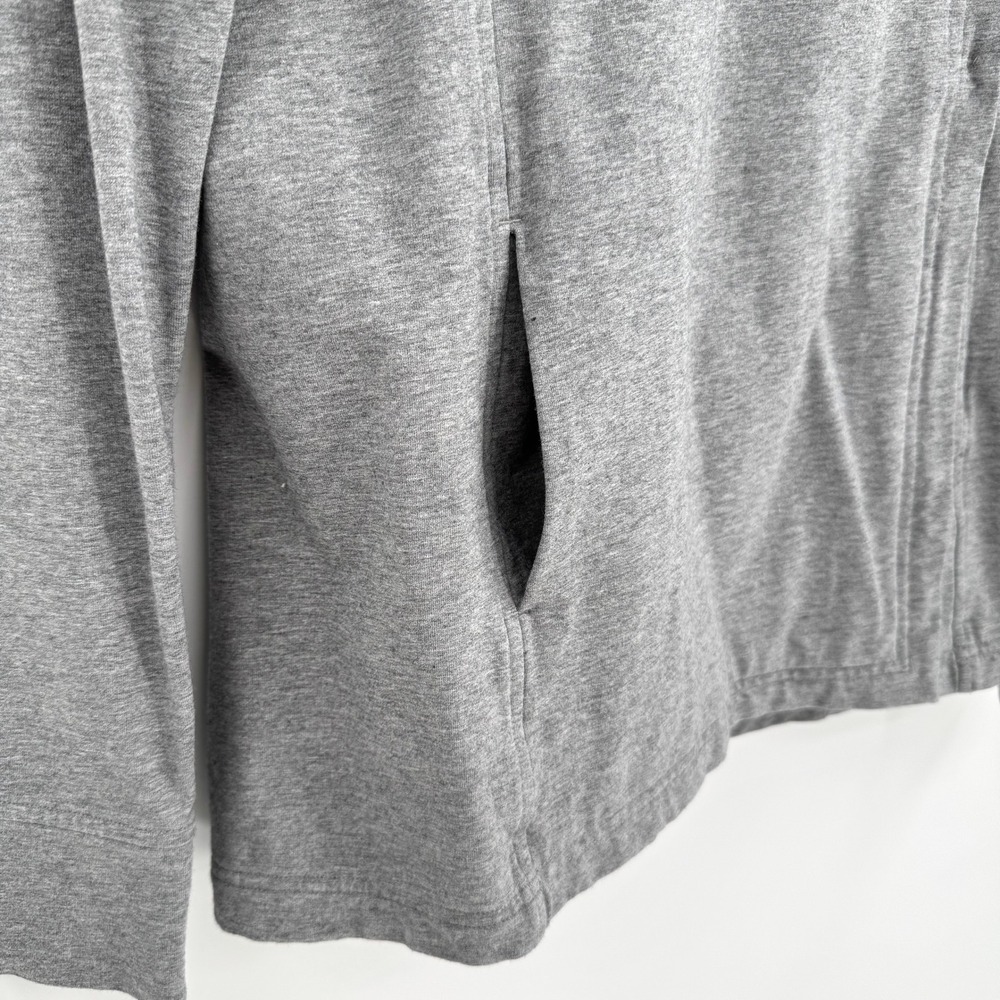 Lululemon Coast Wrap Jacket Heathered Grey Long Sleeve Size‎ 6 Activewear - Picture 7 of 13